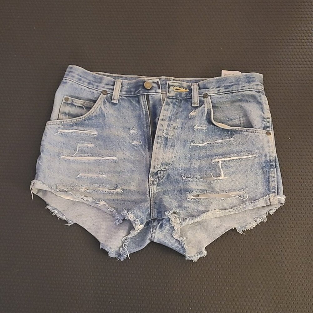 Girl's Wrangler denim short shorts 31 x 34